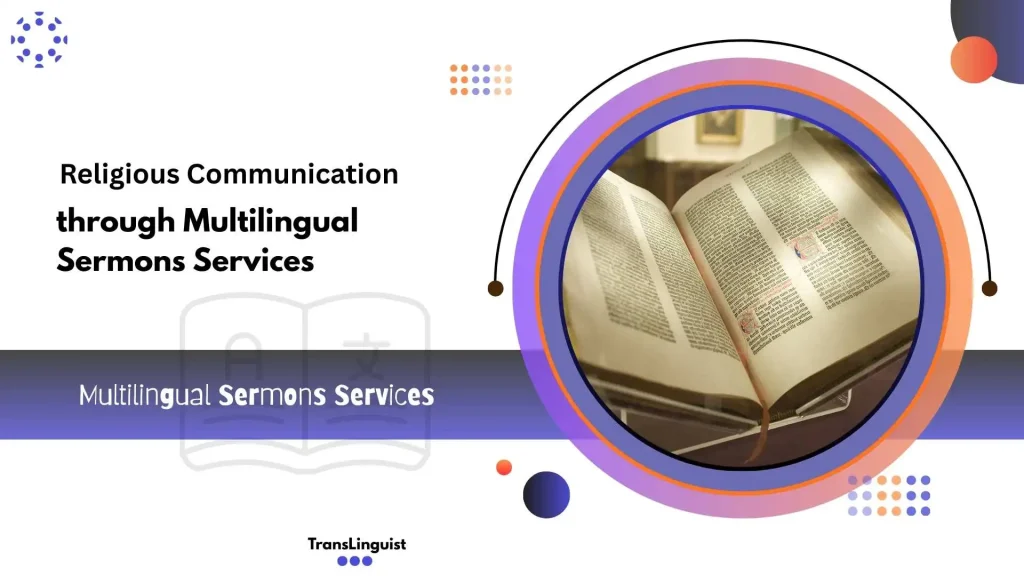 Multilingual Sermons Services in UK, USA & UAE