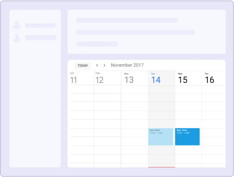 Schedule remote and onsite events effortlessly,